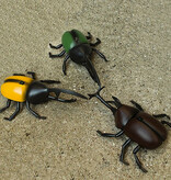 Xiximi Robot Beetle with IR Remote Control - RC Toy Controllable Insect Brown