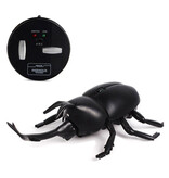 Xiximi Robot Beetle z pilotem na podczerwień - sterowany owad RC, czarny