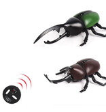 Xiximi Robot Beetle z pilotem na podczerwień - sterowany owad RC, żółty