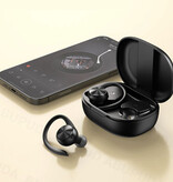 Bupuda Sports Earhook Wireless Earphones - Earbuds TWS Bluetooth 5.0 Black