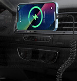 8D Cavo di ricarica a spirale per iPhone Lightning - 1,5 metri - Cavo dati caricabatterie 2,4 A Bianco