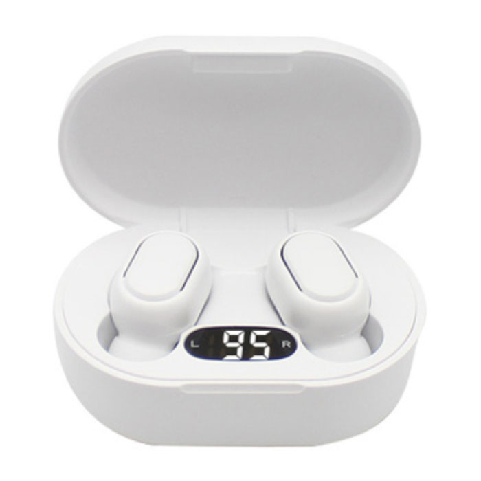 Auriculares inalámbricos E7S - Auriculares True Touch Control Auriculares Bluetooth 5.0 Blanco