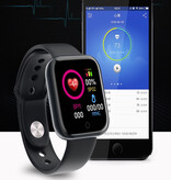 OPUYYM D20 Pro Smartwatch Siliconen Bandje Health Monitor / Activity Tracker Horloge Android iOS Roze