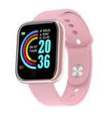 OPUYYM D20 Pro Smartwatch Pasek silikonowy Monitor stanu zdrowia / Monitor aktywności Zegarek Android iOS Różowy