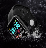 OPUYYM D20 Pro Smartwatch cinturino in silicone monitor di salute / tracker di attività orologio Android iOS nero
