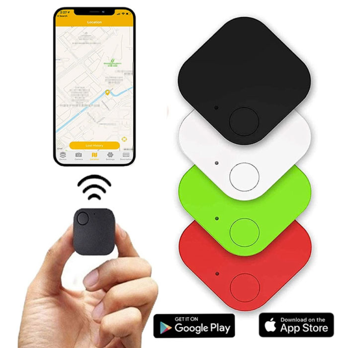 BLKOMF Mini-GPS-Tracker – Echtzeit-Locator für verlorene Autos, Rot