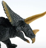 Stuff Certified® Dinosauro RC (triceratopo) con telecomando - Robot giocattolo Dino controllabile