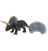 Stuff Certified® Dinosauro RC (triceratopo) con telecomando - Robot giocattolo Dino controllabile
