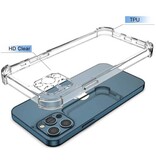 Stuff Certified® iPhone 15 Pro Transparent Bumper Case - Flexible Silicone Case Cover Hydrogel Clear