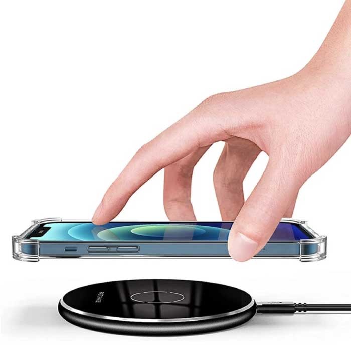 Stuff Certified® iPhone 15 Plus transparente Bumper-Hülle – flexible Silikonhülle, Hydrogel, klar