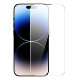 Stuff Certified® Protector de pantalla para iPhone 15 - Película de vidrio templado Vidrio templado