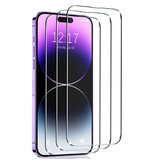 Stuff Certified® iPhone 15 Plus Screen Protector - Tempered Glass Film Gehard Glas