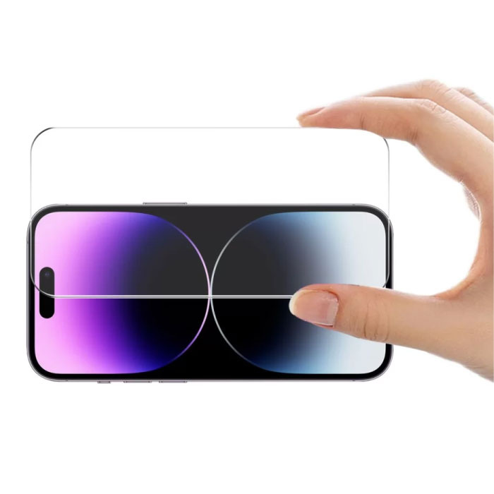 Película protectora en cristal templado para iPhone 15 Plus