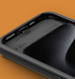 Fraternize iPhone 15 Powercase 4800mAh - Powerbank Battery Case Charger Black