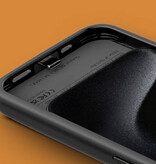 Fraternize iPhone 15 Pro Max Powercase 5000 mAh – Powerbank-Akku-Ladegerät Schwarz