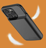 Fraternize iPhone 15 Pro Max Powercase 5000 mAh – Powerbank-Akku-Ladegerät Schwarz
