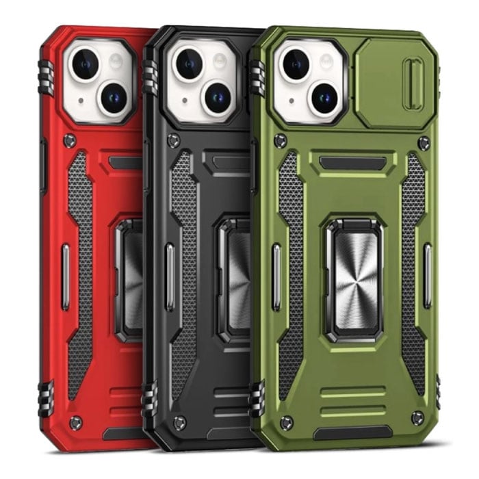 Carcasa Armor Con Anillo Para iPhone 15 Pro