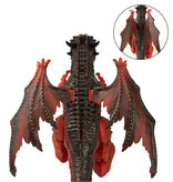 Stuff Certified® Vuur Draak met Afstandsbediening - RC 2.4G Bestuurbaar Speelgoed Dino Robot Rood