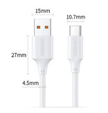 UGREEN 100 W USB-C-Ladekabel – 1 Meter – 6 A Typ-C-Ladegerät-Datenkabel Schwarz