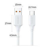 UGREEN 100W USB-C Charging Cable - 1 meter - 6A Type C Charger Data Cable White