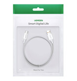 UGREEN 100W USB-C Charging Cable - 2 meters - 6A Type C Charger Data Cable White