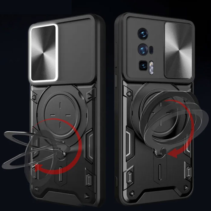 Poco f5 pro Case for Xiaomi Poco f5 pro 5g Metal Ring Case Poco f 5