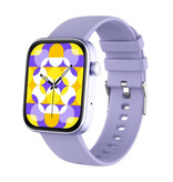 COLMI P71 Smartwatch – Silikonarmband – Fitness-Sport-Aktivitäts-Tracker-Uhr Lila