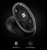 UGREEN Auricolari wireless HiTune X6 - Auricolari Touch Control TWS Bluetooth 5.1 Argento
