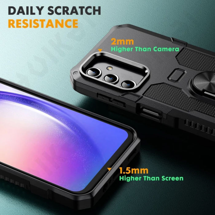 Ring Armor Hülle für Samsung Galaxy A24 4G Panzerhülle