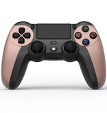 NEYOU Controller di gioco per PlayStation 4 - Gamepad PS4 Bluetooth 4.0 con doppia vibrazione rosa