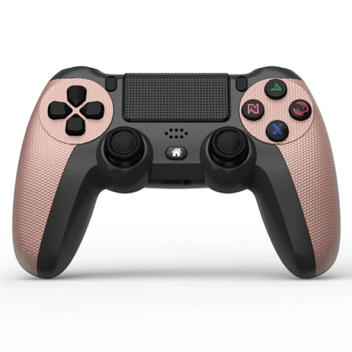 Gaming-Controller für PlayStation 4 – PS4 Bluetooth 4.0 Gamepad mit doppelter Vibration, Pink