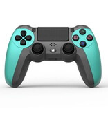 NEYOU Controller di gioco per PlayStation 4 - Gamepad PS4 Bluetooth 4.0 con doppia vibrazione Verde chiaro