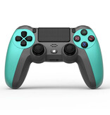 NEYOU Manette de jeu pour PlayStation 4 - Manette de jeu PS4 Bluetooth 4.0 avec double vibration vert clair