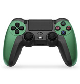 NEYOU Controller di gioco per PlayStation 4 - Gamepad PS4 Bluetooth 4.0 con doppia vibrazione Verde