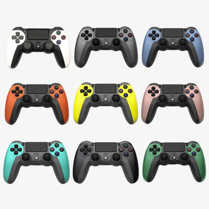 NEYOU Manette de jeu pour PlayStation 4 - Manette de jeu PS4 Bluetooth 4.0 avec double vibration noir
