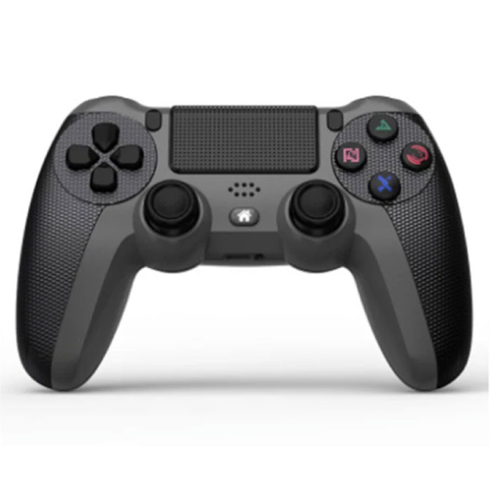 Gaming-Controller für PlayStation 4 – PS4 Bluetooth 4.0 Gamepad mit doppelter Vibration, Schwarz