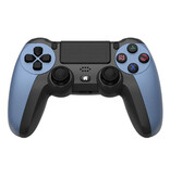 NEYOU Kontroler gier do konsoli PlayStation 4 - Gamepad PS4 Bluetooth 4.0 z podwójną wibracją w kolorze niebieskim