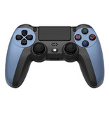 NEYOU Mando Gaming para PlayStation 4 - PS4 Bluetooth 4.0 Gamepad con Doble Vibración Azul
