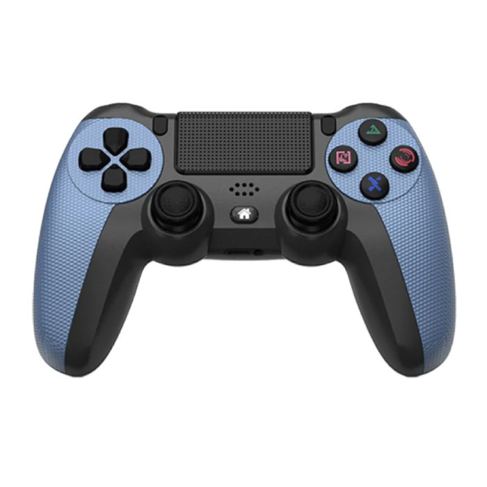 Gaming-Controller für PlayStation 4 – PS4 Bluetooth 4.0 Gamepad mit doppelter Vibration, Blau