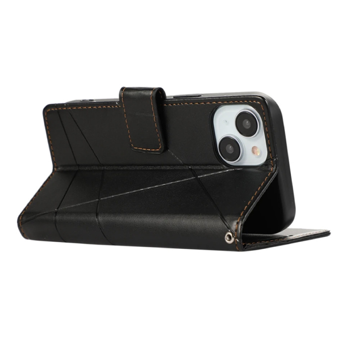 Flip Wallet Cuir synthétique noir pour Apple iPad Air 1