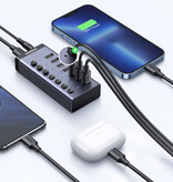 UGREEN 7 in 1 USB-C Hub - Compatibel met Macbook Pro / Air - USB 3.0 Data Overdracht Splitter Blauw