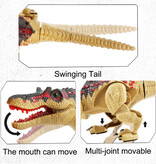 Stuff Certified® RC Dinosaurus (Spinosaurus) met Afstandsbediening - Bestuurbaar Speelgoed Dino Robot Zwart