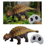 Stuff Certified® Dinosaurio RC (Ankylosaurus) con control remoto - Robot Dino de juguete controlable
