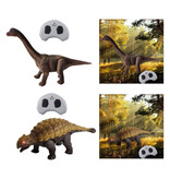 Stuff Certified® Dinosaure RC (Brachiosaure) avec télécommande - Robot Dino jouet contrôlable