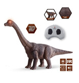 Stuff Certified® Dinosaurio RC (Brachiosaurus) con control remoto - Robot Dino de juguete controlable