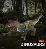 Stuff Certified® Dinozaur RC (T-Rex) z pilotem - sterowana zabawka Tyrannosaurus Rex Dino Robot Niebieski