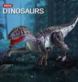Stuff Certified® Dinosaure RC (T-Rex) avec télécommande - Jouet contrôlable Tyrannosaurus Rex Dino Robot Bleu
