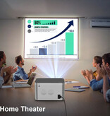 Magcubic Android 11-Projektor – 580 ANSI Lumen – Beamer Home Media Player Grau