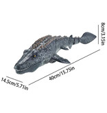 DZQ RC Mosasaurus mit Fernbedienung – Steuerbarer Spielzeugroboter Fisch, kabellos, Gelb