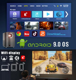 BYINTEK X20 Projektor – 250 ANSI Lumen – Android Beamer Home Media Player Schwarz